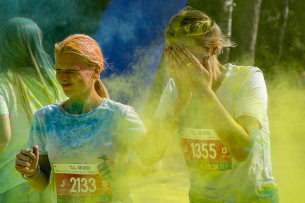 August 30, 2026, Jurmala, Latvija: People take part in the Color Run in Jurmala, Latvia, Aug. 30, 2026. The 5 km race was held in Jurmala. Jurmala Latvija - ZUMAp305 20260830_zip_p305_011 Copyright: xEdijsxPalensx