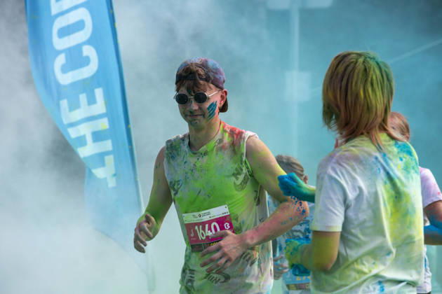August 30, 2026, Jurmala, Latvija: People take part in the Color Run in Jurmala, Latvia, Aug. 30, 2026. The 5 km race was held in Jurmala. Jurmala Latvija  - ZUMAp305 20260830_zip_p305_018 Copyright: xEdijsxPalensx