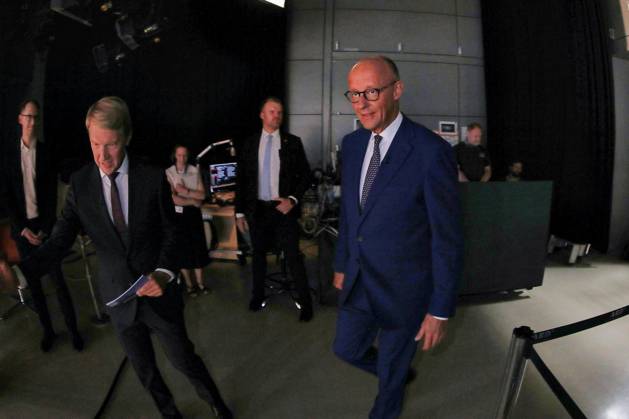 Berlin, Germany, August 30, 2026 ARD Capital Studio Summer Interview: Markus Preiß Brings Chancellor Friedrich Merz of the CDU to the Studio for an Interview Copyright: xdtsxNachrichtenagenturx dts_131767