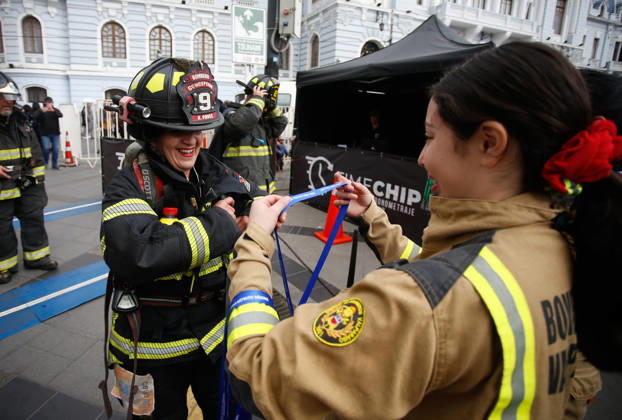 Valparaíso, August 30, 2026—A new edition of the Valparaíso Cerro Arriba firefighting event took place on the hills and stairways of Valparaíso, featuring nearly 2,600 firefighters from all over Chile and other countries. Manuel Lema Aton, Chile, Valparaiso, Chile Aton 1185122  Copyright: MANUELxLEMA ATONxCHILE
