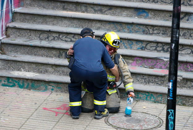 Valparaiso, August 30, 2026—A new edition of the Valparaiso Cerro Arriba firefighting event took place among the hills and stairways of Valparaiso, featuring nearly 2,600 firefighters from all over Chile and other countries. Manuel Lema Aton, Chile, Valparaiso, Chile Aton 1185146  Copyright: MANUELxLEMA ATONxCHILE