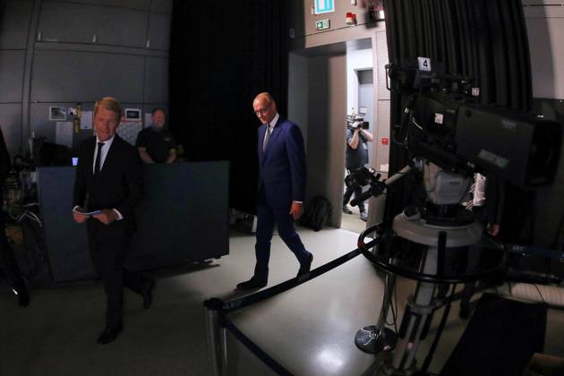 Berlin, Germany, August 30, 2026 ARD Capital Studio Summer Interview: Markus Preiß Brings Federal Chancellor Friedrich Merz of the CDU to the Studio for an Interview Copyright: xdtsxNachrichtenagenturx dts_131814