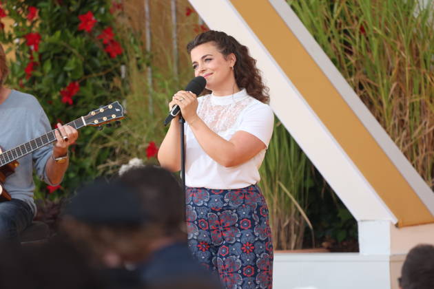 Ronja Forcher on the ARD TV show *Immer wieder sonntags* at Europa-Park Rust, August 30, 2026 Copyright: xAgenturxMatthiasxWehnertx xM.xGränzdörferx