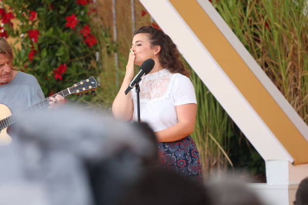 Ronja Forcher on the ARD TV show *Immer wieder sonntags* at Europa-Park Rust, August 30, 2026 Copyright: xAgenturxMatthiasxWehnertx xM.xGränzdörferx