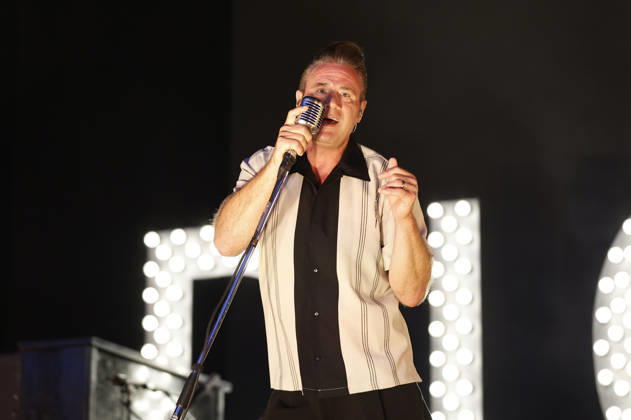 Dick Brave performing live at a concert at the 2026 Waltrop Park Festival in Waltrop City Park, August 30, 2026 Foto:xT.xSchröerx xFuturexImagex brave_6805
