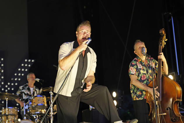 Dick Brave performing live at a concert at the 2026 Waltrop Park Festival in Waltrop City Park, August 30, 2026 Foto:xT.xSchröerx xFuturexImagex brave_6816