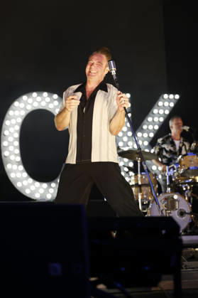 Dick Brave performing live at a concert at the 2026 Waltrop Park Festival in Waltrop City Park, August 30, 2026 Foto:xT.xSchröerx xFuturexImagex brave_6819