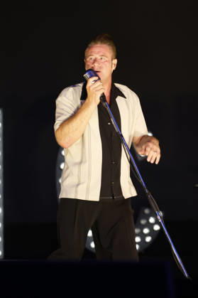 Dick Brave performing live at a concert at the 2026 Waltrop Park Festival in Waltrop City Park, August 30, 2026 Foto:xT.xSchröerx xFuturexImagex brave_6820