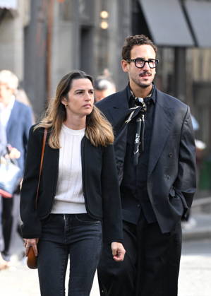 Nicolas Altmayer Funeral - Paris Laurene Altmayer and guest during the funeral of French film producer Nicolas Altmayer at Saint Germain des Pres church in Paris, France on August 31, 2026. He was the co-founder of Mandarin Compagnie, and died in a car accident with his partner, Dior executive Mathilde Favier on August 17, aged 61 and 57, respectively. Photo by Florian Poitout ABACAPRESS.COM Paris France  Copyright: xPoitoutxFlorian ABACAx