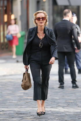 Nicolas Altmayer Funeral - Paris Guests and relatives during the funeral of French film producer Nicolas Altmayer at Saint Germain des Pres church in Paris, France on August 31, 2026. He was the co-founder of Mandarin Compagnie, and died in a car accident with his partner, Dior executive Mathilde Favier on August 17, aged 61 and 57, respectively. Photo by Raphael Lafargue ABACAPRESS.COM Paris France  Copyright: xLafarguexRaphael ABACAx