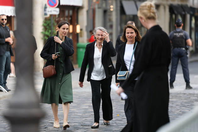 Nicolas Altmayer Funeral - Paris Guests and relatives during the funeral of French film producer Nicolas Altmayer at Saint Germain des Pres church in Paris, France on August 31, 2026. He was the co-founder of Mandarin Compagnie, and died in a car accident with his partner, Dior executive Mathilde Favier on August 17, aged 61 and 57, respectively. Photo by Raphael Lafargue ABACAPRESS.COM Paris France  Copyright: xLafarguexRaphael ABACAx