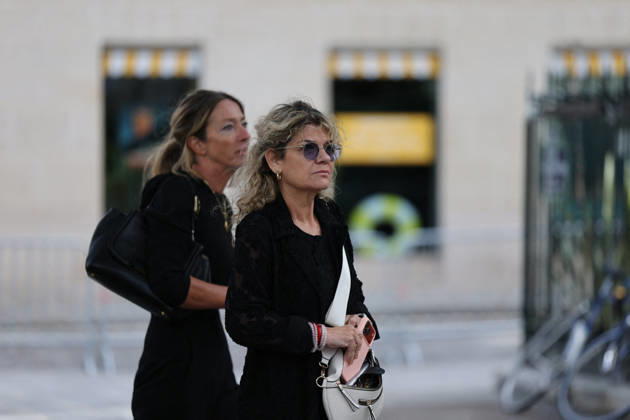 Nicolas Altmayer Funeral - Paris Guests and relatives during the funeral of French film producer Nicolas Altmayer at Saint Germain des Pres church in Paris, France on August 31, 2026. He was the co-founder of Mandarin Compagnie, and died in a car accident with his partner, Dior executive Mathilde Favier on August 17, aged 61 and 57, respectively. Photo by Raphael Lafargue ABACAPRESS.COM Paris France  Copyright: xLafarguexRaphael ABACAx