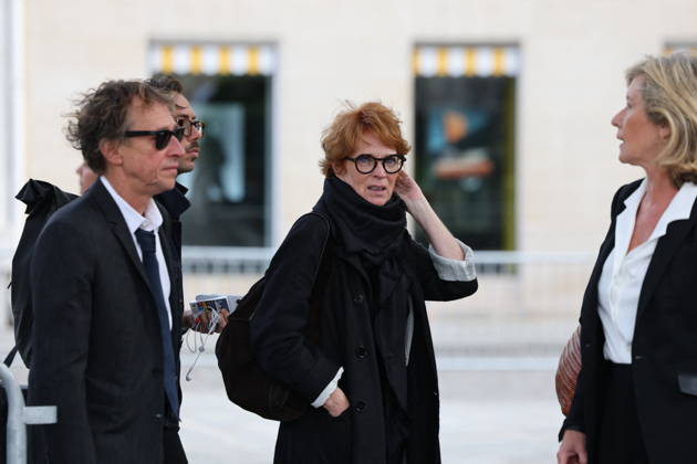 Nicolas Altmayer Funeral - Paris Ariane Toscan du Plantier during the funeral of French film producer Nicolas Altmayer at Saint Germain des Pres church in Paris, France on August 31, 2026. He was the co-founder of Mandarin Compagnie, and died in a car accident with his partner, Dior executive Mathilde Favier on August 17, aged 61 and 57, respectively. Photo by Raphael Lafargue ABACAPRESS.COM Paris France  Copyright: xLafarguexRaphael ABACAx