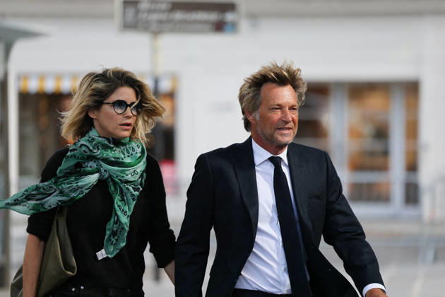 Nicolas Altmayer Funeral - Paris Alice Taglioni and Laurent Delahousse during the funeral of French film producer Nicolas Altmayer at Saint Germain des Pres church in Paris, France on August 31, 2026. He was the co-founder of Mandarin Compagnie, and died in a car accident with his partner, Dior executive Mathilde Favier on August 17, aged 61 and 57, respectively. Photo by Raphael Lafargue ABACAPRESS.COM Paris France  Copyright: xLafarguexRaphael ABACAx