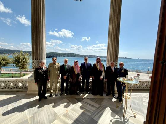 First committee meeting of Mecca Joint Defense Agreement begins in Istanbul ISTANBUL, TURKIYE - AUGUST 31: (----EDITORIAL USE ONLY MANDATORY CREDIT - TURKISH FOREIGN MINISTRY HANDOUT - NO MARKETING NO ADVERTISING CAMPAIGNS - DISTRIBUTED AS A SERVICE TO CLIENTS----) Turkish Foreign Minister Hakan Fidan (4th R), Turkish Defense Minister Yasar Guler (2nd R) and Chief of General Staff Gen. Selcuk Bayraktaroglu (R), along with Pakistani Foreign Minister Muhammad Ishaq Dar, Federal Defense Minister Khawaja Muhammad Asif (3rd L) and Chief of Army Staff Field Marshal Asim Munir (2nd L), and Saudi Foreign Minister Faisal bin Farhan (4th L), Defense Minister Khalid bin Salman (3rd R) and Chief of General Staff Gen. Fayyadh bin Hamed Al-Ruwaili (R  Copyright: x2026xAnadoluxTurkishxForeignxMinistryx xHandoutx