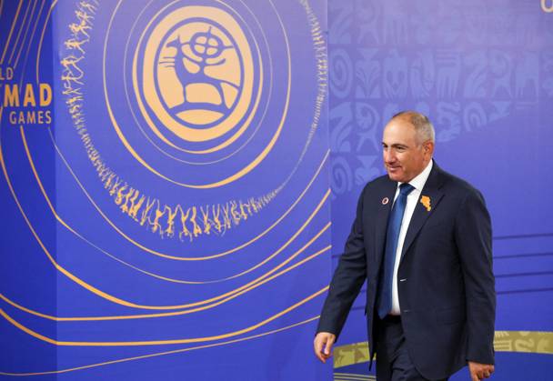 Kyrgyzstan Putin SCO Summit 9231905 31.08.2026 Armenian Prime Minister Nikol Pashinyan attends the opening ceremony of the 6th World Nomad Games in Bishkek, Kyrgyzstan. Vyacheslav Prokofiev Sputnik Bishkek Kyrgyzstan  Copyright: xVyacheslavxProkofievx