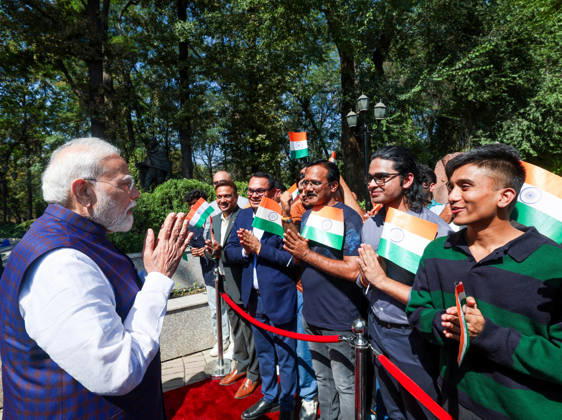 PM Modi Meets Indian Diaspora in Bishkek After Paying Tribute at Mahatma Gandhi Memorial Bishkek Kyrgyzstan , Aug 31 (ANI): Prime Minister Narendra Modi meets members of the Indian diaspora after paying tribute at the Mahatma Gandhi Memorial, in Bishkek on Monday. (Narendra Modi Photo Gallery ANI Photo) Bishkek Kyrgyzstan Copyright: xANIx ANI_20260831028