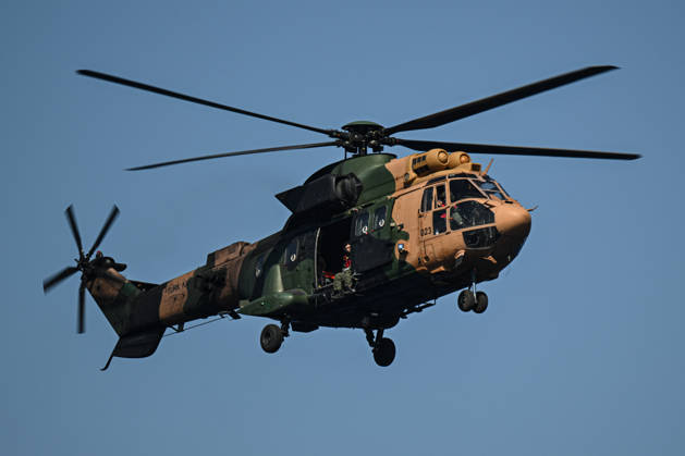 Search and rescue continues for 18 missing after passenger vessel capsizes off Kyrenia KYRENIA, TRNC - SEPTEMBER 1: A Turkish military helicopter takes part in ongoing search and rescue operations by sea and air for 18 people who went missing after a passenger vessel capsized off the coast of Kyrenia in the Turkish Republic of Northern Cyprus (TRNC) on September 1, 2026. Search and rescue efforts continue without interruption to locate the missing people. Harun Ozalp Anadolu Kyrenia Cyprus. Editorial use only. Please get in touch for any other usage.  Copyright: x2026xAnadoluxHarunxOzalpx