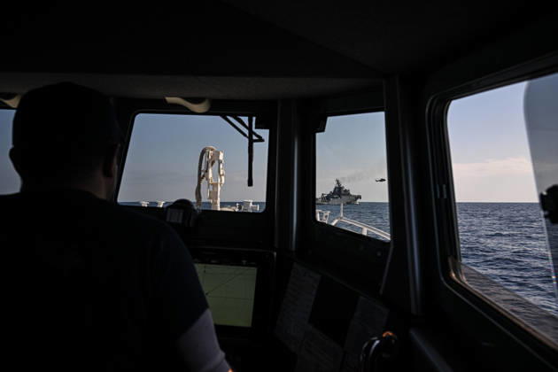 Search and rescue continues for 18 missing after passenger vessel capsizes off Kyrenia KYRENIA, TRNC - SEPTEMBER 1: TCG Isin takes part in ongoing search and rescue operations by sea and air for 18 people who went missing after a passenger vessel capsized off the coast of Kyrenia in the Turkish Republic of Northern Cyprus (TRNC) on September 1, 2026. Search and rescue efforts continue without interruption to locate the missing people. Harun Ozalp Anadolu Kyrenia Cyprus. Editorial use only. Please get in touch for any other usage.  Copyright: x2026xAnadoluxHarunxOzalpx