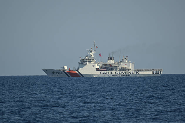 Search and rescue continues for 18 missing after passenger vessel capsizes off Kyrenia KYRENIA, TRNC - SEPTEMBER 1: A Coast Guard vessel takes part in ongoing search and rescue operations by sea and air for 18 people who went missing after a passenger vessel capsized off the coast of Kyrenia in the Turkish Republic of Northern Cyprus (TRNC) on September 1, 2026. Search and rescue efforts continue without interruption to locate the missing people. Harun Ozalp Anadolu Kyrenia Cyprus. Editorial use only. Please get in touch for any other usage.  Copyright: x2026xAnadoluxHarunxOzalpx