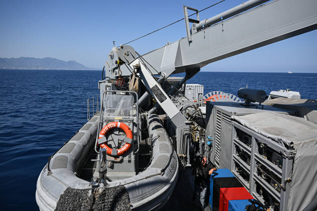 Search and rescue continues for 20 missing after passenger vessel capsizes off Kyrenia KYRENIA, CYPRUS - SEPTEMBER 1: Search and rescue operations continue for 20 people who went missing after after a passenger vessel capsized off the coast of Kyrenia in the Turkish Republic of Northern Cyprus (TRNC) on September 1, 2026. The search operation off Kyrenia involves one aircraft, five unmanned aerial vehicles (UAVs), seven helicopters, eight vessels and nine boats. SAT Commandos from Turkiye and diving teams from the Turkish Naval Forces also take part in the operation.The TCG Isin, a Turkish-built vessel equipped to conduct search and rescue operations at depths of up to one kilometer, leads the search operation in the area where the capsized  Copyright: x2026xAnadoluxHarunxOzalpx