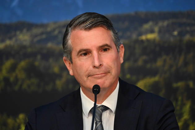 Eric BEISSWENGER, Minister for European Affairs; single frame; cropped shot; portrait; press conference of the Bavarian State Government following a cabinet meeting on September 1, 2026, at the Prinz Carl Palais in Munich
