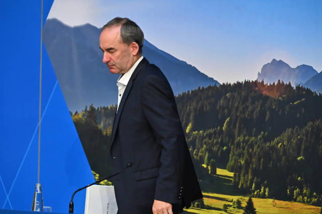 Hubert AIWANGER, Independent Voters, Bavarian Minister of Economic Affairs; single image, cropped close-up, half-length portrait; press conference of the Bavarian State Government following a cabinet meeting on September 1, 2026, at the Prinz Carl Palais in Munich