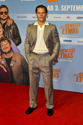ABB GEWISSEETWAS Max von der Groeben made a guest appearance on the red carpet at the NRW Kino film premiere of *Das gewisse Etwas* at the Cinedom theater on September 1, 2026, in Cologne, North Rhine-Westphalia, Germany