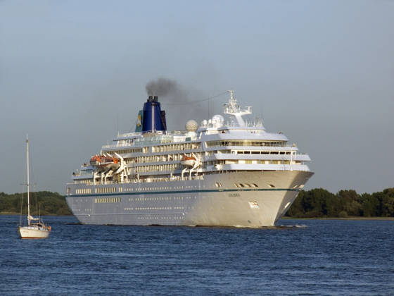 MS Amadea Das 1991 gebaute Kreuzfahrtschiff Amadea auf der Elbe bei Wedel (License=RM) Copyright: xZoonar.com GunnarxRiesx 882035