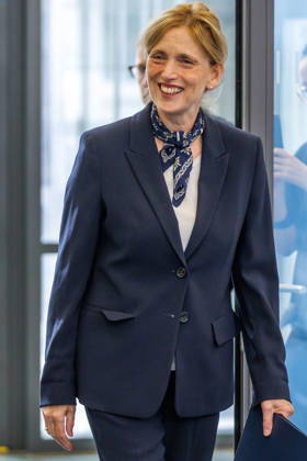 Statement by Federal Minister for Family Affairs Karin Prien (CDU), during a statement on the Equal Opportunities and Quality Development Act (SCQEG) on September 2, 2026, at the Federal Ministry of Education, Family, Seniors, Women, and Youth in Berlin, Berlin, Berlin, Germany; Federal Ministry of Education, Family, Seniors, Women, and Youth