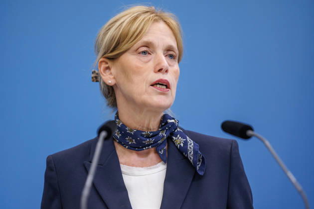 Statement by Federal Minister for Family Affairs Karin Prien (CDU), during a press conference on the Equal Opportunities and Quality Development Act (SCQEG) on September 2, 2026, at the Federal Ministry of Education, Family, Seniors, Women, and Youth in Berlin, Berlin, Berlin, Germany; Federal Ministry of Education, Family, Seniors, Women, and Youth