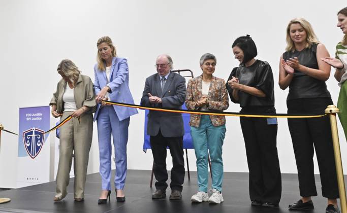 Opening Of The New Prison In Antwerp ANTWERPEN, BELGIUM - SEPTEMBER 02: Vanessa Matz (Les Engagés) Minister of Government of Buildings and Annelies Verlinden (cd&v) Minister of Justice are present at the official opening of the new de Kade prison in Antwerp, The new prison in Antwerp has been designed in line with current prison policy, with the aim of ensuring that life inside is as close as possible to the normality of the outside world. It has a capacity of 440 inmates and comprises various buildings linked by courtyards and streets on a human scale..on September 02, 2026 in Antwerpen, Belgium, 02 09 2026 Antwerpen Belgium  Copyright: xBertxVanxDenxBrouckex