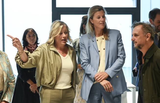 Opening Of The New Prison In Antwerp ANTWERPEN, BELGIUM - SEPTEMBER 02: Vanessa Matz (Les Engagés) Minister of Government of Buildings and Annelies Verlinden (cd&v) Minister of Justice are present at the official opening of the new de Kade prison in Antwerp, The new prison in Antwerp has been designed in line with current prison policy, with the aim of ensuring that life inside is as close as possible to the normality of the outside world. It has a capacity of 440 inmates and comprises various buildings linked by courtyards and streets on a human scale..on September 02, 2026 in Antwerpen, Belgium, 02 09 2026 Antwerpen Belgium  Copyright: xBertxVanxDenxBrouckex