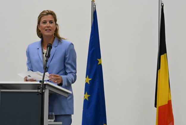Opening Of The New Prison In Antwerp ANTWERPEN, BELGIUM - SEPTEMBER 02: Annelies Verlinden (cd&v) Minister of Justice is present at the official opening of the new de Kade prison in Antwerp, The new prison in Antwerp has been designed in line with current prison policy, with the aim of ensuring that life inside is as close as possible to the normality of the outside world. It has a capacity of 440 inmates and comprises various buildings linked by courtyards and streets on a human scale..on September 02, 2026 in Antwerpen, Belgium, 02 09 2026 Antwerpen Belgium  Copyright: xBertxVanxDenxBrouckex