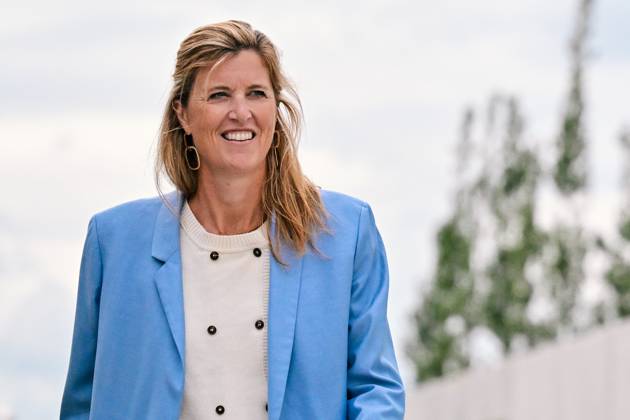 Minister of Justice Annelies Verlinden attends the official opening of the new de Kade jail in Antwerp, Wednesday 2 September 2026. The prison will have capacity for 440 inmates. It will be divided into one wing for 330 men, one wing for 66 women and one wing comprising a medical centre and a care unit for 44 people. Each wing will consist of living units for 22 inmates.  DIRKxWAEM 185049611