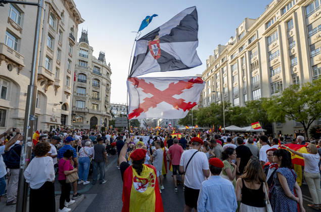 The Por Ceuta citizens’ initiative holds a demonstration in Madrid to mark the Day of the Autonomous City of Ceuta. Dozens of people participate in a demonstration to mark the Day of the Autonomous City of Ceuta on September 2, 2026, in Madrid, Spain. The protest, organized by the citizens’ initiative Por Ceuta, has the slogan Ceuta Unites Us SEPTEMBER 2, 2026 CEUTA DAY PROTEST RALLY MIGRANTS IMMIGRANTS SUPPORT SOLIDARITY MIGRATION CRISIS HUMANITARIAN CRISIS Madrid Madrid Espana  Copyright: xAlbertoxOrtegax 7744945