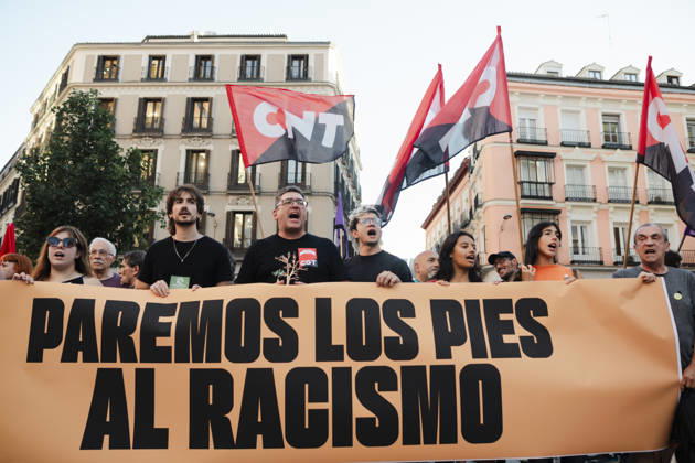 Rally in Madrid Against Racism in Ceuta Several people at a rally against racism in Ceuta, in Plaza de Callao, on September 2, 2026, in Madrid, Spain. The Madrid Internationalist Assembly has organized this protest under the slogan Let’s Put a Stop to Racism. SEPTEMBER 2, 2026 CEUTA DAY PROTEST RALLY MIGRANTS IMMIGRANTS SUPPORT SOLIDARITY CRISIS MIGRATION CRISIS HUMANITARIAN CRISIS RACISM ANTI-RACISM Madrid Madrid, Spain  Copyright: xMateoxLanzuelax 7744966