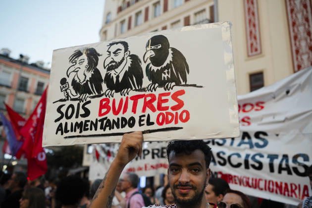 Rally in Madrid Against Racism in Ceuta Several people at a rally against racism in Ceuta, in Plaza de Callao, on September 2, 2026, in Madrid, Spain. The Madrid Internationalist Assembly has organized this protest under the slogan Let’s Put a Stop to Racism. SEPTEMBER 2, 2026 CEUTA DAY PROTEST RALLY MIGRANTS IMMIGRANTS SUPPORT SOLIDARITY CRISIS MIGRATION CRISIS HUMANITARIAN CRISIS RACISM ANTI-RACISM Madrid Madrid, Spain  Copyright: xMateoxLanzuelax 7744967