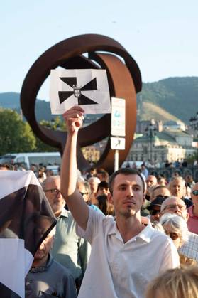 Bilbao Holds Rally in Support of the People of Ceuta: Dozens of people gathered at a rally in solidarity with Ceuta on September 2, 2026, in Bilbao, Vizcaya, Basque Country, Spain. Coinciding with Ceuta Day, more than 260 Spanish municipalities have been called upon to show their support for the people of Ceuta in the face of the migration crisis caused by the arrival of more than 70,000 migrants across the border with Morocco. The demonstrations are part of the For Ceuta initiative, backed by the Spanish Federation of Municipalities and Provinces (FEMP). SEPTEMBER 2, 2026 CEUTA DAY PROTEST RALLY MIGRANTS IMMIGRANTS FEMP SUPPORT SOLIDARITY MIGRATION CRISIS CRISIS HUMANITARIAN CRISIS Bilbao, Biscay, Basque Country Bilbao, Biscay, Basque C  Copyright: xDavidxdexHarox 7745159