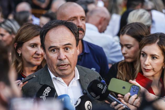 Valencia Holds Rally in Support of the People of Ceuta The president of the Valencian Regional Government, Juanfran Pérez Llorca, during a rally in solidarity with Ceuta on September 2, 2026, in Valencia, Valencian Community, Spain. Coinciding with Ceuta Day, more than 260 Spanish municipalities have been called upon to show their support for the people of Ceuta in the face of the migration crisis caused by the arrival of more than 70,000 migrants across the border with Morocco. The demonstrations are part of the For Ceuta initiative, backed by the Spanish Federation of Municipalities and Provinces (FEMP). SEPTEMBER 2, 2026 CEUTA DAY PROTEST RALLY MIGRANTS IMMIGRANTS FEMP SUPPORT SOLIDARITY MIGRATION CRISIS CRISIS HUMANITARIAN Valencia V  Copyright: xRoberxSolsonax 7745250