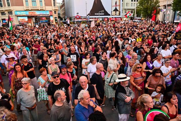 September 2, 2026, Madrid, Madrid, SPAIN: Anti-racism demonstration in Madrid s Callao Square amid the political debate over migration and the situation in Ceuta. The demonstration has been called by left-wing political parties and groups as a counter-protest to demonstrations called by Spain s People s Party (PP) and Vox. Madrid SPAIN  - ZUMAz108 20260902_znp_z108_012 Copyright: xRichardxZubelzux
