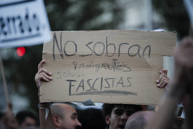 Rally in Madrid Against Racism in Ceuta A sign at a rally against racism in Ceuta, in Plaza de Callao, on September 2, 2026, in Madrid, Spain. The Madrid Internationalist Assembly has organized this protest under the slogan Let’s Put a Stop to Racism. SEPTEMBER 2, 2026 CEUTA DAY PROTEST RALLY MIGRANTS IMMIGRANTS SUPPORT SOLIDARITY CRISIS MIGRATION CRISIS HUMANITARIAN CRISIS RACISM ANTI-RACISM Madrid Madrid, Spain  Copyright: xMateoxLanzuelax 7745452