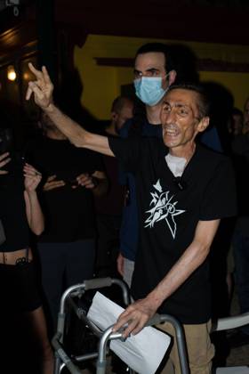 September 2, 2026, Athens, Greece: ATHENS, GREECE, SEPTEMBER 2, 2026: Aristoteles Chantzis arrives at the Prosfygika housing complex in Athens following 73 days of hospitalization after ending a prolonged hunger strike on June 24. Chantzis began the hunger strike on February 5 in connection with efforts opposing the eviction of residents from the historic Prosfygika complex. On June 24, the Municipality of Athens voted to freeze the eviction process. Athens Greece - ZUMAq101 20260902_zna_q101_137 Copyright: xAndreaxLuisxHernandezx
