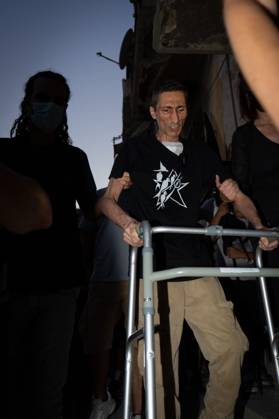 September 2, 2026, Athens, Greece: ATHENS, GREECE, SEPTEMBER 2, 2026: Aristoteles Chantzis arrives at the Prosfygika housing complex in Athens following 73 days of hospitalization after ending a prolonged hunger strike on June 24. Chantzis began the hunger strike on February 5 in connection with efforts opposing the eviction of residents from the historic Prosfygika complex. On June 24, the Municipality of Athens voted to freeze the eviction process. Athens Greece - ZUMAq101 20260902_zna_q101_142 Copyright: xAndreaxLuisxHernandezx
