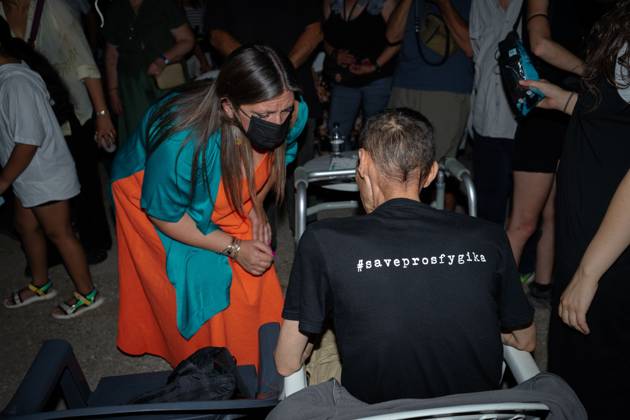 September 2, 2026, Athens, Greece: ATHENS, GREECE, SEPTEMBER 2, 2026: Aristoteles Chantzis arrives at the Prosfygika housing complex in Athens following 73 days of hospitalization after ending a prolonged hunger strike on June 24. Chantzis began the hunger strike on February 5 in connection with efforts opposing the eviction of residents from the historic Prosfygika complex. On June 24, the Municipality of Athens voted to freeze the eviction process. Athens Greece - ZUMAq101 20260902_zna_q101_145 Copyright: xAndreaxLuisxHernandezx