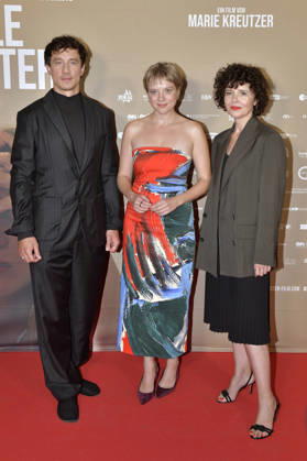 Laurence Rupp, Jella Haase, and Marie Kreutzer at the premiere of *Gentle Monster* at the Delphi Filmpalast in Berlin, September 2, 2026 Foto:xM.xBehrensx xFuturexImagex monster_6941