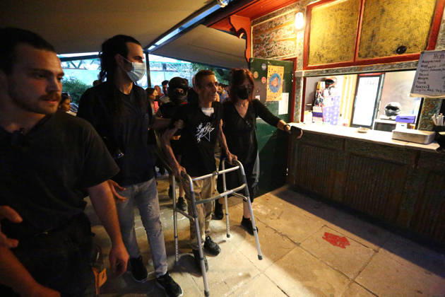 September 2, 2026, Athens, Attica, Greece: Aristotelis Chantzis at the Social Cafe of the Prosfygika housing complex in Athens following his return from Evangelismos Hospital. Athens Greece - ZUMAx103 20260902_zip_x103_012 Copyright: xHarrisxXanthopoulosx