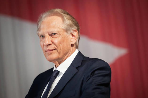 Debate between Ruffin and De Villepin organized by Liberation – Paris AJ Former French Prime Minister and founder of the party La France Humaniste Dominique de Villepin during a debate organized by the French daily newspaper « Liberation » in partnership with the rolling news channel BFM TV held at the Climate Academy (Academie du climat, l’academie du climat) in Paris, France, on September 2, 2026, in the context of the 2027 presidential election. Photo by Alexis Jumeau ABACAPRESS.COM Paris France  Copyright: xJumeauxAlexis ABACAx