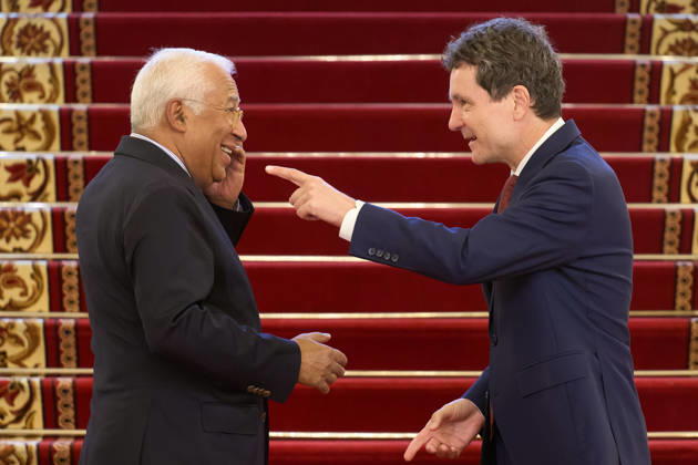 Antonio Costa Official Visit to Romania Bucharest, Romania. 3rd Sep, 2026: Antonio Costa (L) President of the European Council is welcomed by Nicusor Dan (R), President of Romania, at Cotroceni Palace. Bucharest Romania Copyright: xLucianxAlecux