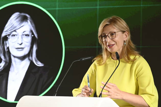 European Commissioner for Research and Innovation Ekaterina Zaharieva attends a meeting of artificial intelligence (AI) experts from Central and Eastern Europe, CEE AI Summit 2026, in Prague, Czech Republic, on September 3rd, 2026. (CTKxPhoto MichalxKrumphanzl) CTKPhotoP2026090302914  CTKPhotoP2026090302914